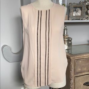 Pale pink with black tule detailing